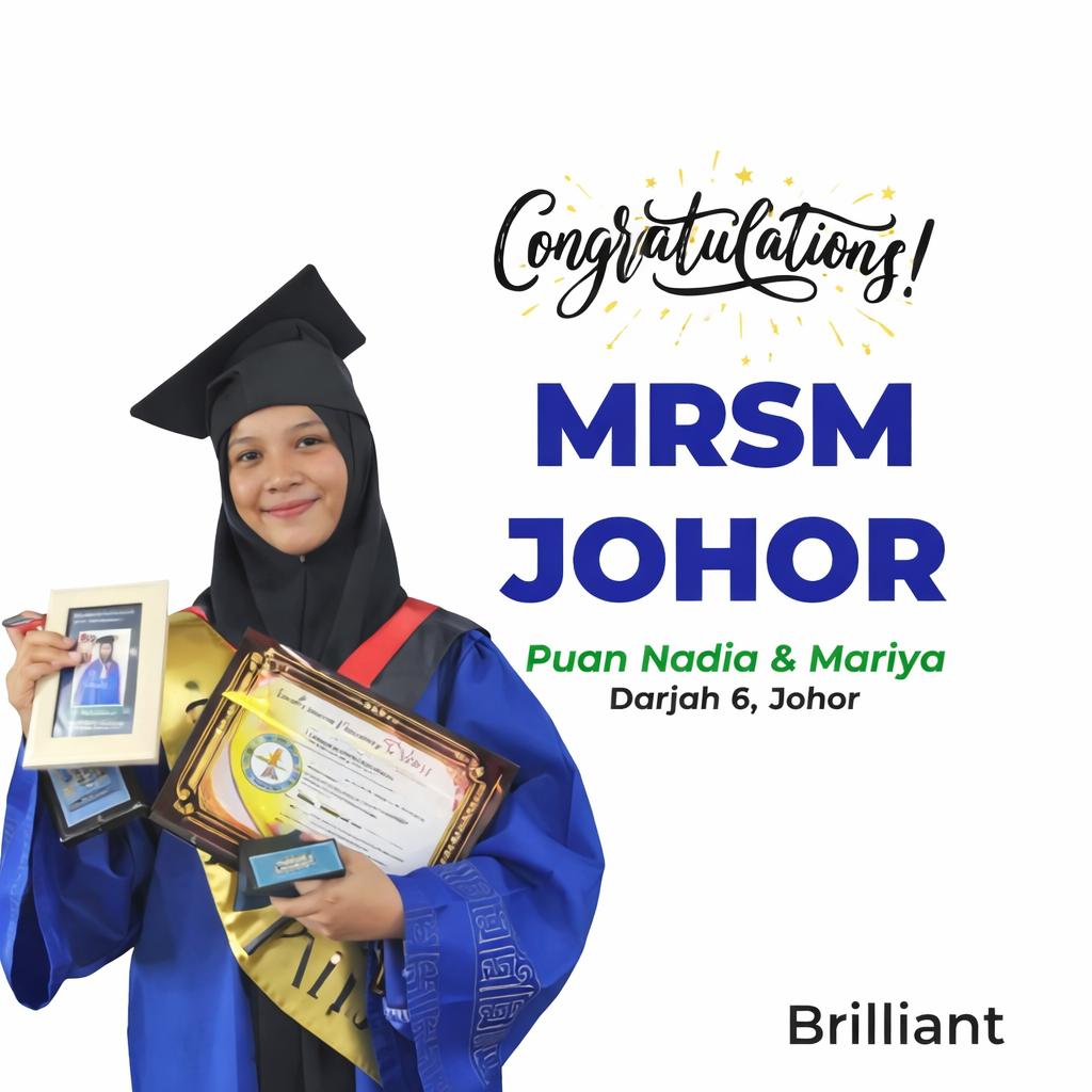 Pelajar berjaya ke SBP MRSM 2
